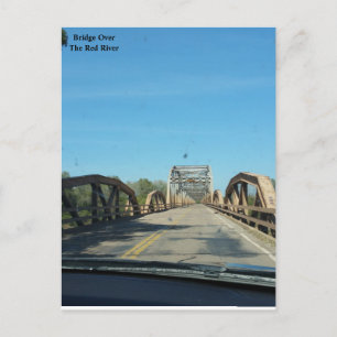 Carte Postale Pont de la rivière Rouge à Oklahoma