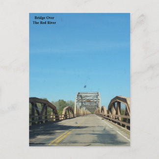 Carte Postale Pont de la rivière Rouge à Oklahoma