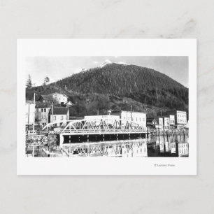 Carte Postale Pont de la rue Stedman et du mont Deer,