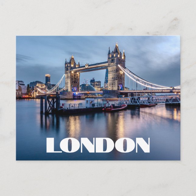 CARTE POSTALE PONT DE LA TOUR DE LONDRES (Devant)