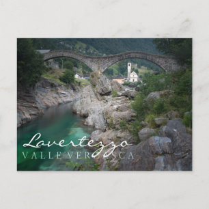 Carte Postale Pont de Lavertezzo dans la vallée de Verzasca, Sui