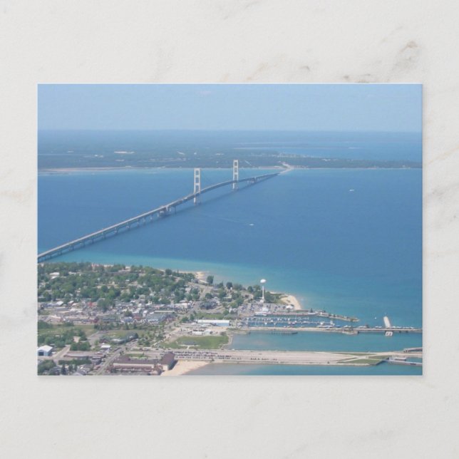 Carte Postale Pont de Mackinac (Devant)