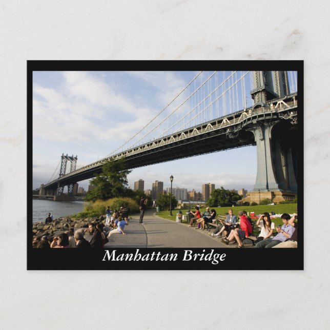 Carte Postale Pont de Manhattan (Devant)