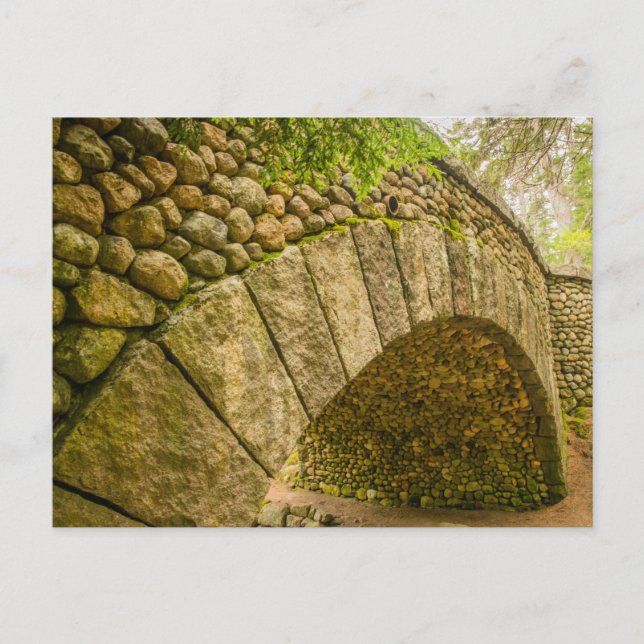 Carte Postale Pont de pavés Acadia National Park (Devant)