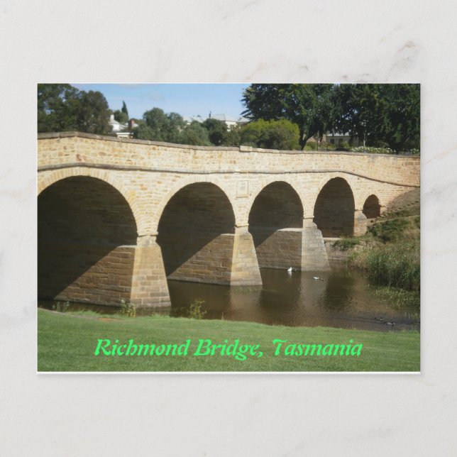 Carte Postale Pont de Richmond, Tasmanie (Devant)