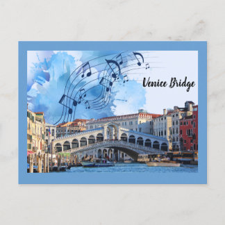 Carte Postale Pont de Rome de Venise