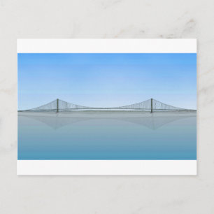 Carte Postale Pont de suspension Akashi Kaikyo : aka Pont de Pea