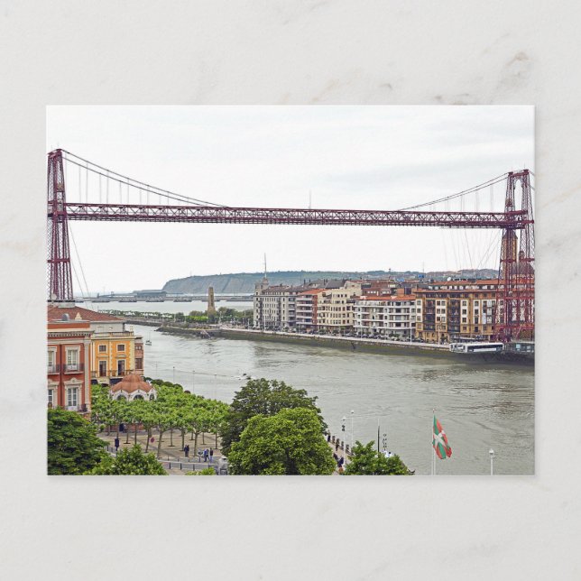 Carte Postale Pont de Vizcaya. (Devant)