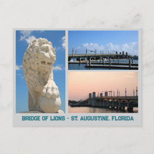 Carte Postale Pont des lions St. Augustine
