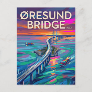 Carte Postale PONT D'ÖRESUND Suède