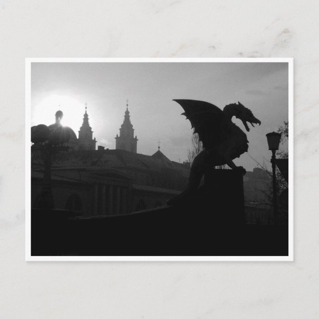 Carte Postale pont dragon slovenie (Devant)