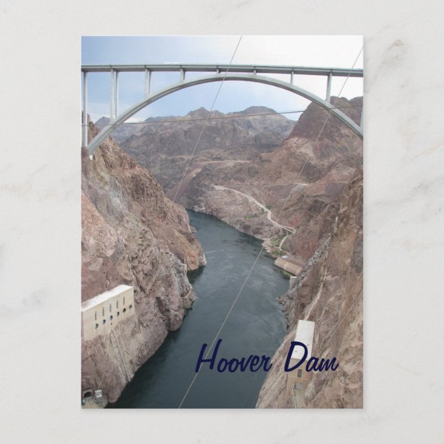 Carte Postale Pont du barrage Hoover (Devant)