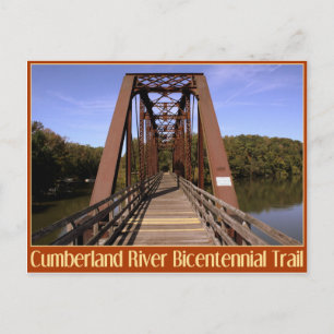 Carte Postale Pont du Bicentennial Trail Bridge de la rivière Cu