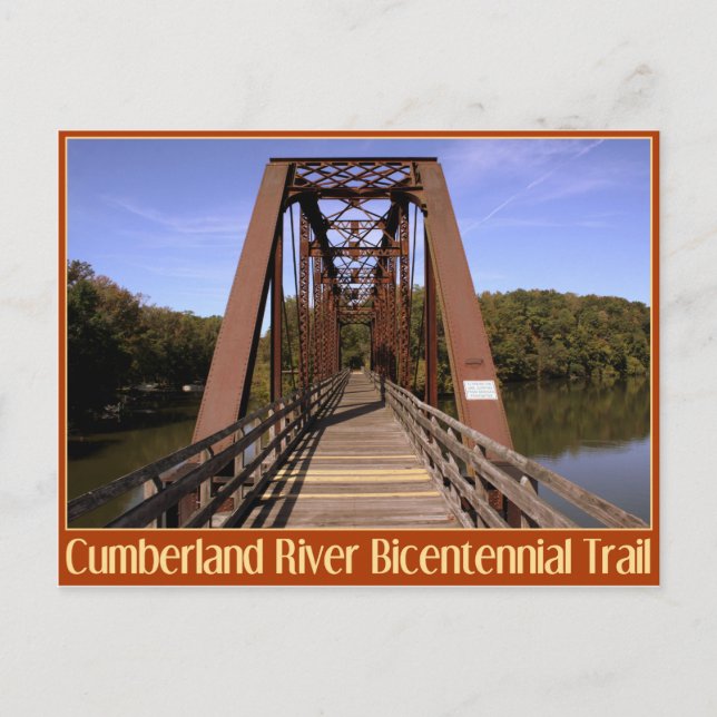 Carte Postale Pont du Bicentennial Trail Bridge de la rivière Cu (Devant)