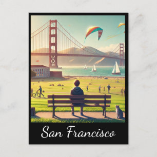 Carte Postale Pont du Golden Gate de San Francisco