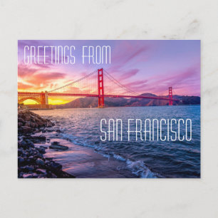 Carte Postale Pont du Golden Gate de San Francisco
