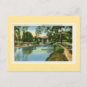 Carte Postale Pont du parc vintage Detroit Belle Isle