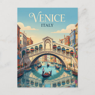 Carte Postale Pont du Rialto Italie