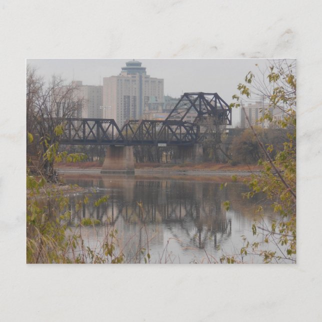 Carte Postale Pont du train de Winnipeg (Devant)