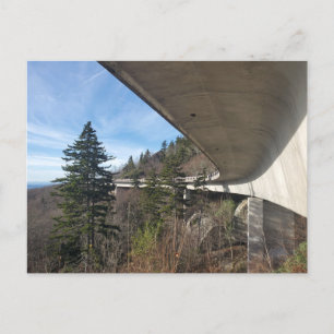 Carte Postale Pont du Viaduc de Linn Cove Parkway Blue Ridge