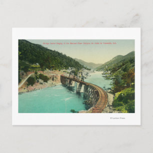 Carte Postale Pont ferroviaire sur la rivière Merced