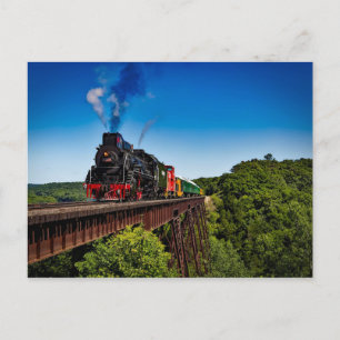 Carte Postale Pont ferroviaire vintage