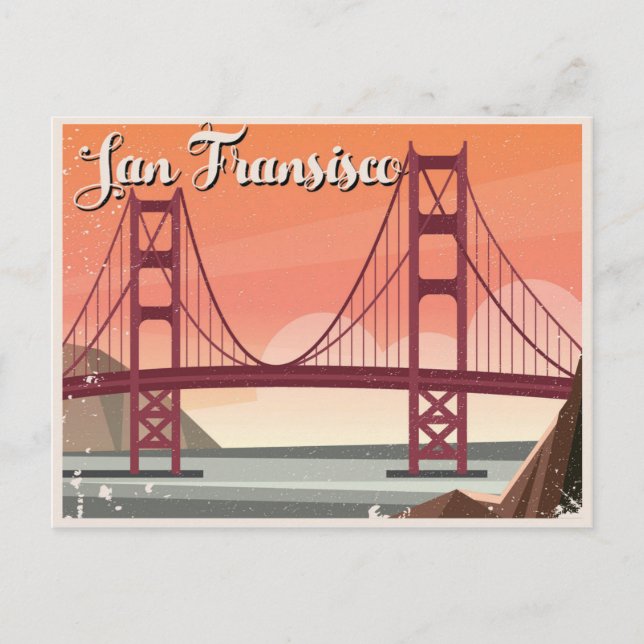 Carte Postale Pont Golden Gate De San Francisco (Devant)