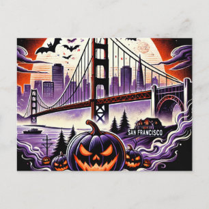 Carte Postale Pont Golden Gate de SF et nuits brumeuses
