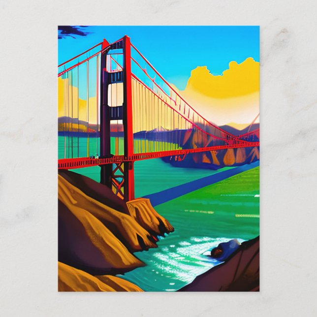 Carte Postale Pont Golden Gate, San Francisco (Devant)