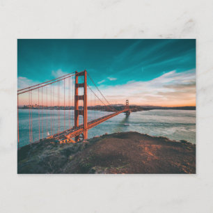 CARTE POSTALE PONT GOLDEN GATE, SAN FRANCISCO, CALIFORNIE