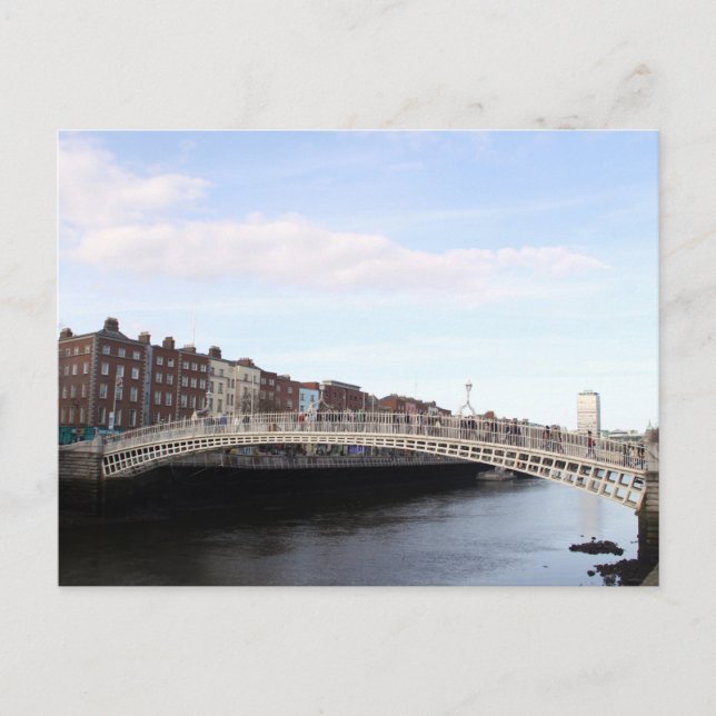 Carte Postale pont ha'penny (Devant)