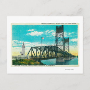 Carte Postale Pont Interstate Highway sur Columbia River