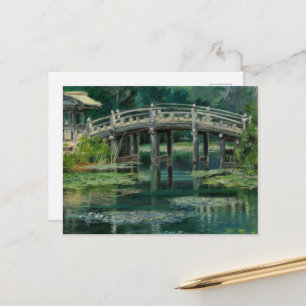 Carte Postale Pont japonais Lys d'eau Style Claude Monet