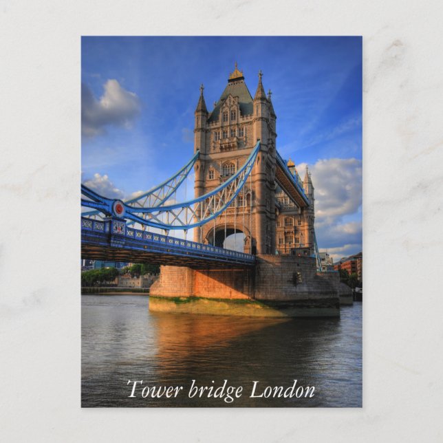Carte Postale Pont Londres de tour (Devant)