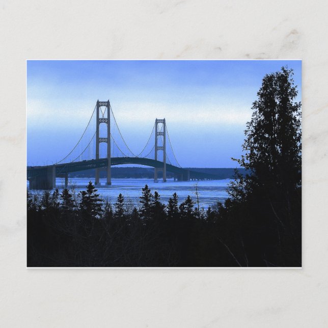 Carte Postale Pont Mackinac (Devant)