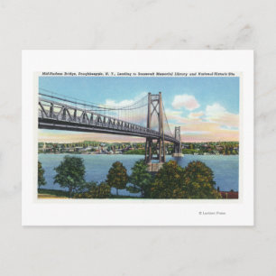 Carte Postale Pont Mid-Hudson à Roosevelt Nat'l Historique