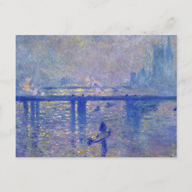 Carte Postale Pont Monet Charing Cross (Devant)