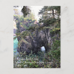 Carte Postale Pont naturel, Thunder Rock Cove, Oregon