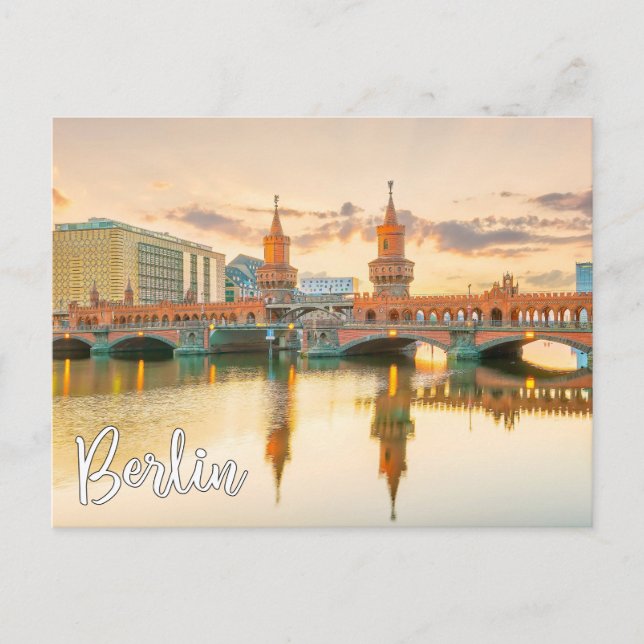 Carte Postale Pont Oberbaum, Berlin, Allemagne (Devant)