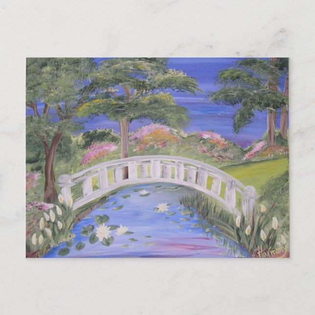 Carte Postale Pont paisible (Devant)