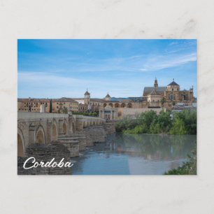Carte Postale Pont romain et Cathédrale à Cordoue, Espagne