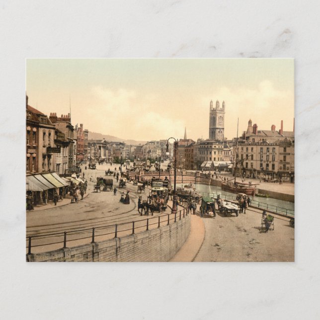 Carte Postale Pont Saint Augustin, Bristol, Angleterre (Devant)