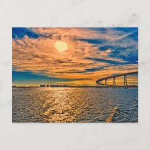Carte Postale Pont San Diego-Coronado Bay, États-Unis, Californi