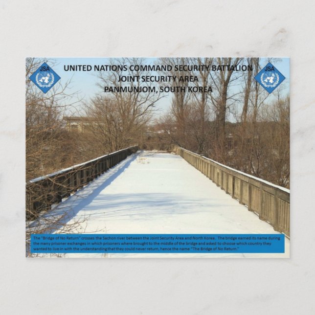 Carte Postale Pont sans retour (Devant)