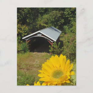 Carte Postale Pont Sunflower et Cover