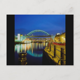 Carte Postale Pont Tyne, Newcastle-Upon-Tyne, Angleterre