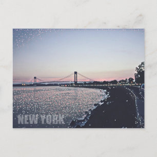 Carte Postale Pont Verrazano - NYC