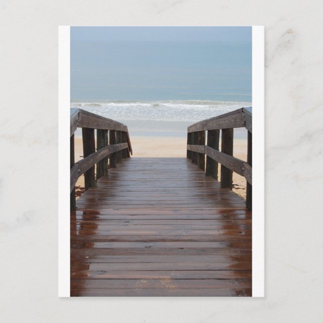 Carte Postale Pont vers la plage (Devant)