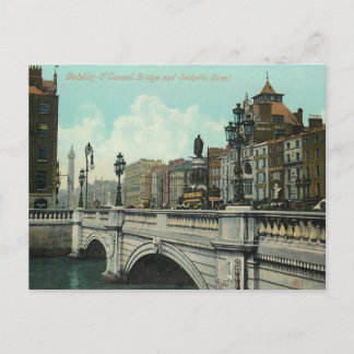 Carte Postale Pont vintage de Dublin