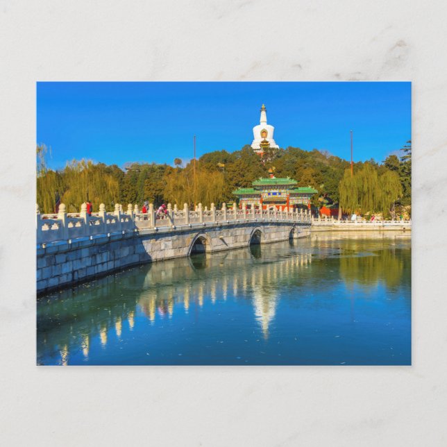 Carte Postale Pont Yongan | White Stupa (Devant)